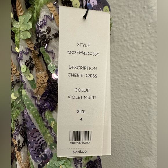 ☀️NWT Veronica Beard Cherie Embellished Dress - Picture 5 of 9